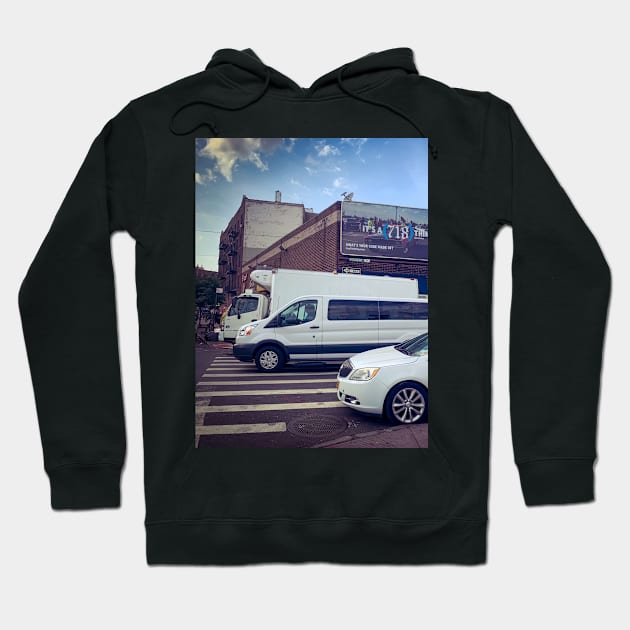 Longwood Street Bronx New York City Hoodie by eleonoraingrid